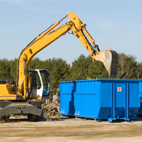 can i choose the location where the residential dumpster will be placed in Bryant Iowa